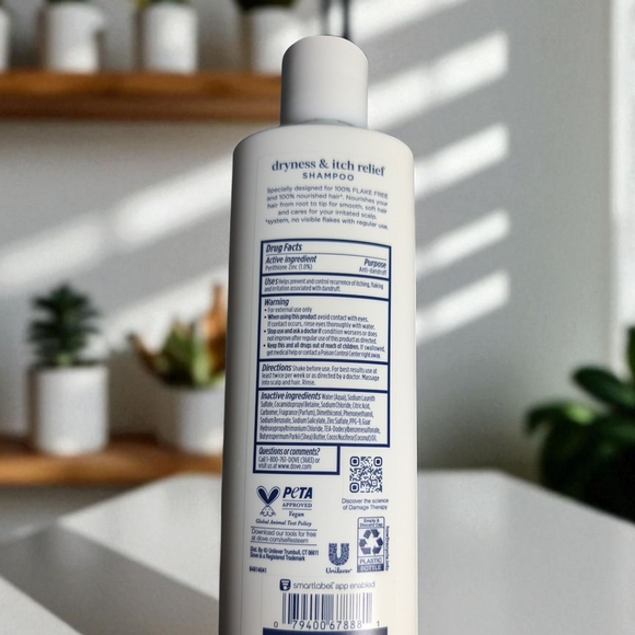 Dove Damage Therapy Derma Shampoo Dryness + Itch, 12.0 fl oz (New) - Picture 3 of 4